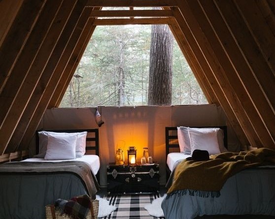 interior glamping