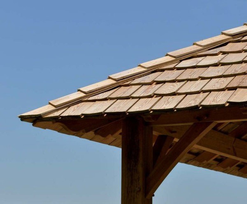 tejado de madera